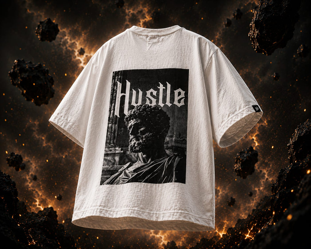 DAUNTE Core Street HUSTLE Oversized Tee