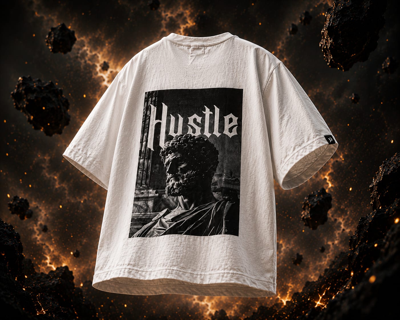 DAUNTE Core Street HUSTLE Oversized Tee