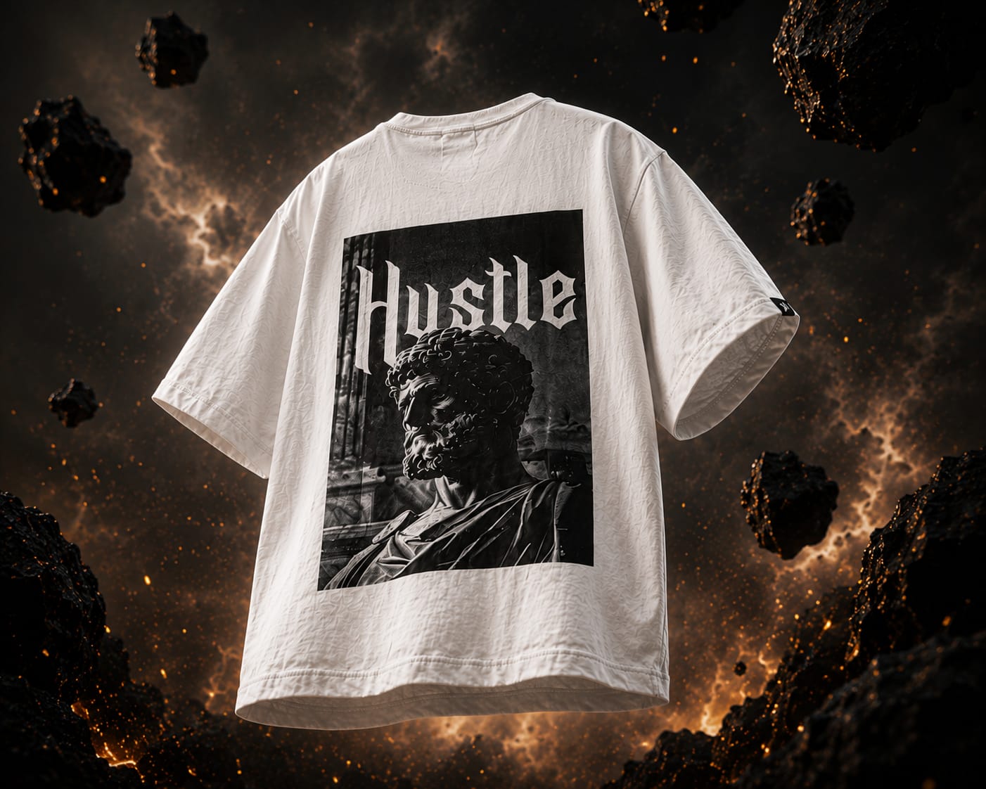 DAUNTE Core Street HUSTLE Oversized Tee