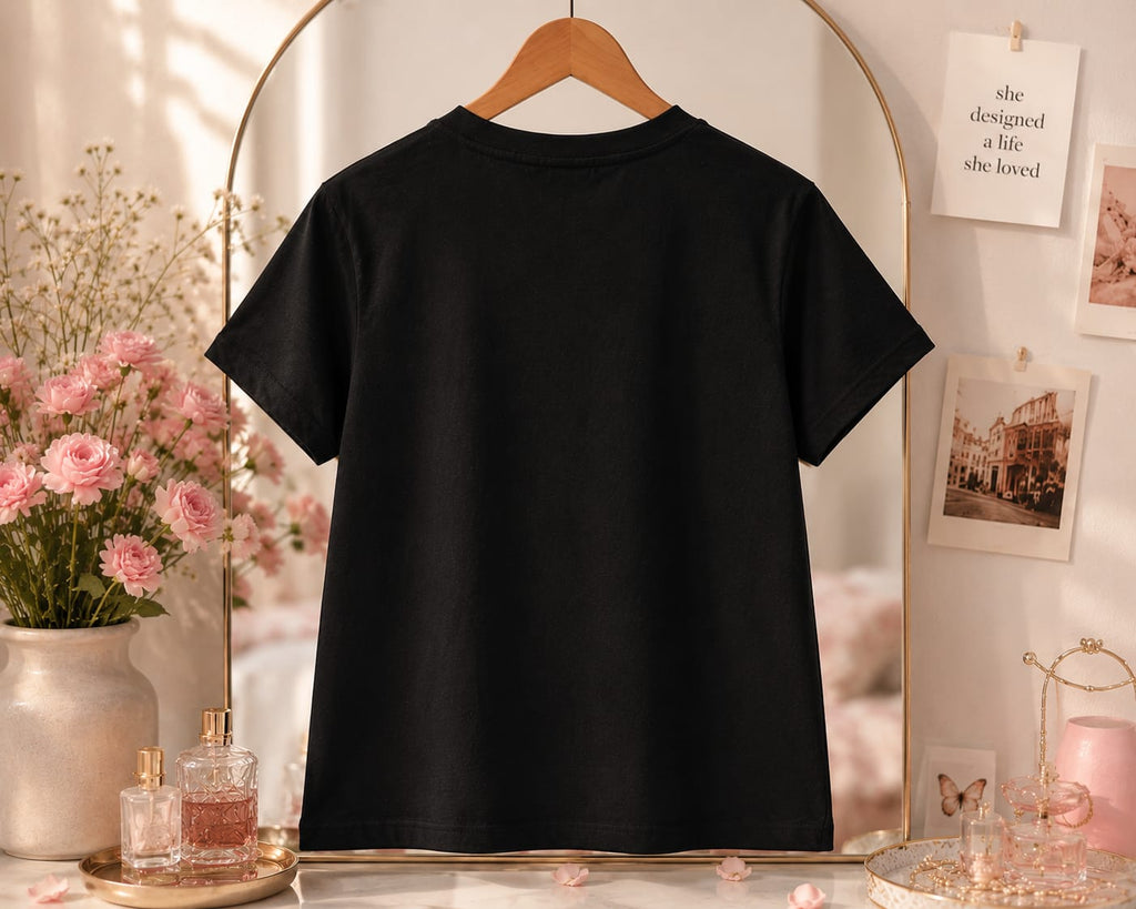 DAUNTE "Just A Girl" Graphic Oversized Tee for Women