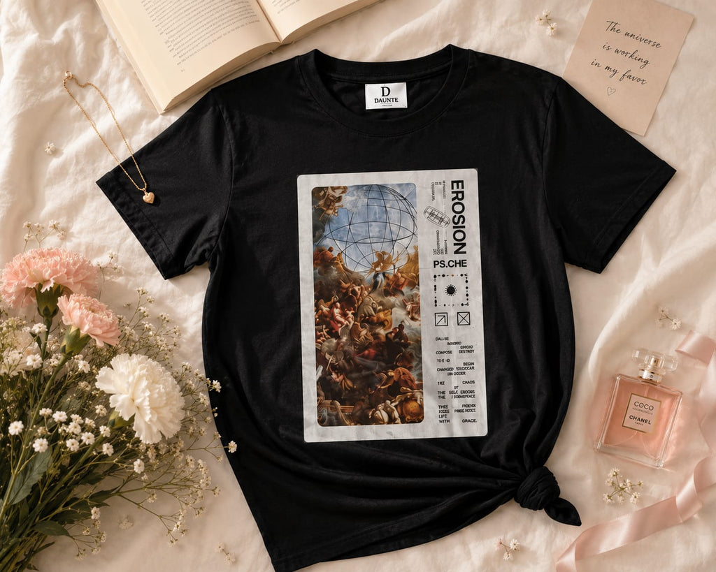 DAUNTE "Erosion" Graphic Oversized Tee